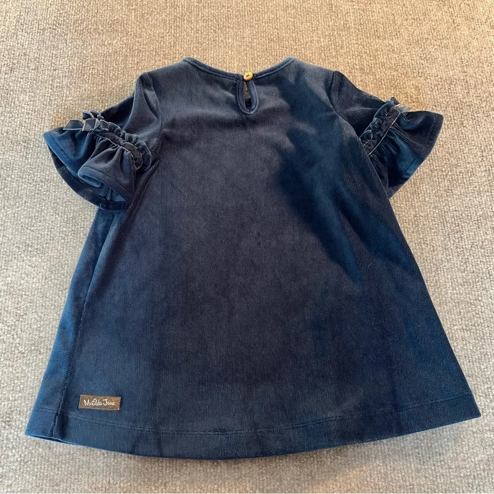 Matilda Jane Deep Blue Corduroy Top